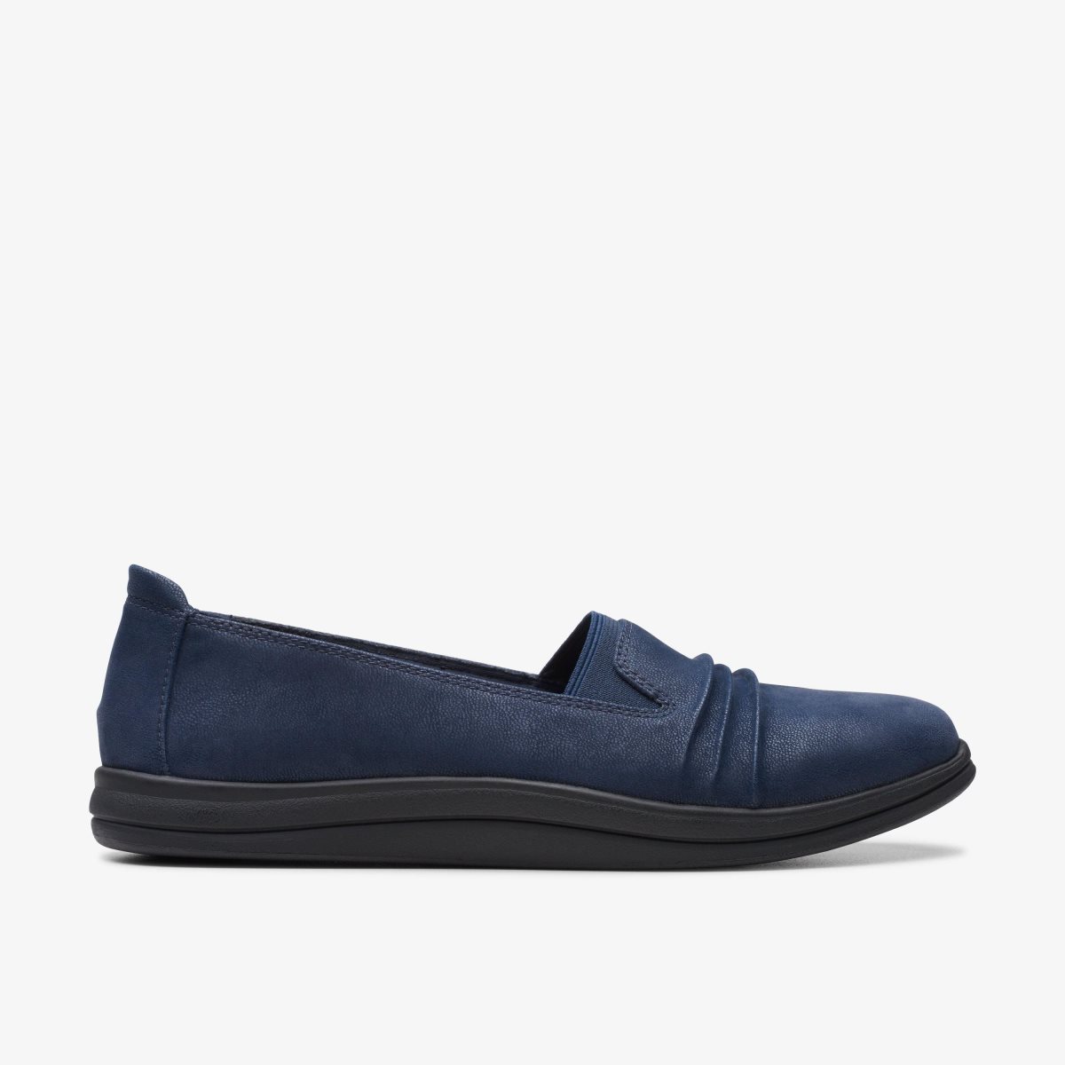 Femme Mocassin Clarks Breeze Sol Navy Bleu Marine - GYQ-64294743