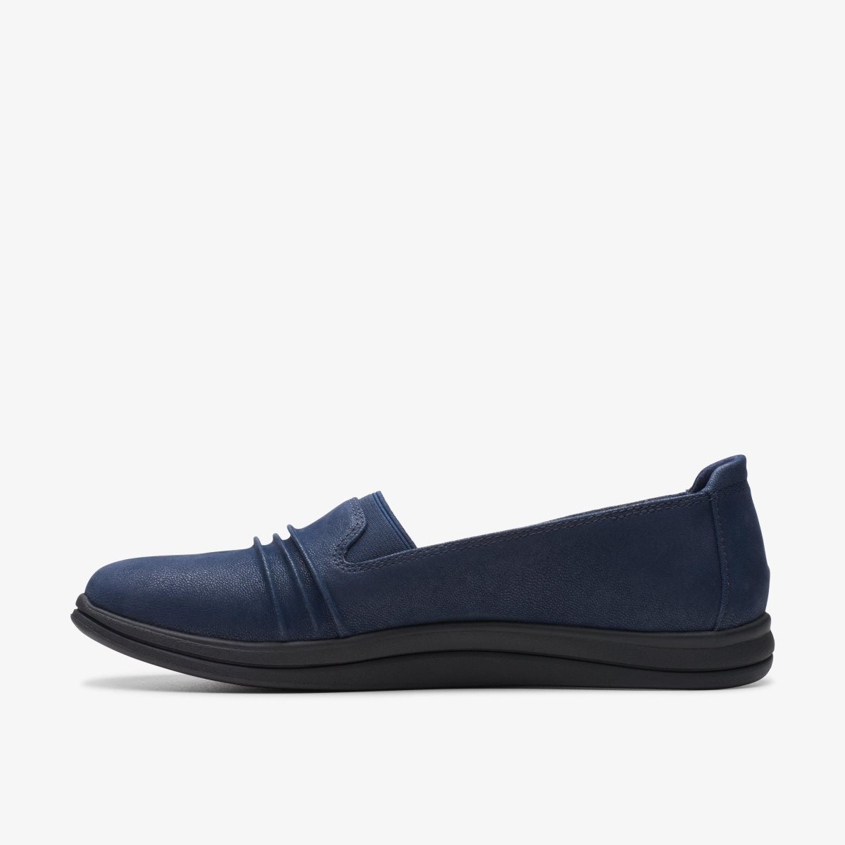 Femme Mocassin Clarks Breeze Sol Navy Bleu Marine - GYQ-64294743