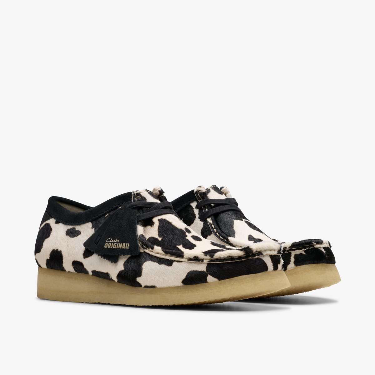 Homme Wallabees Clarks Wallabee Cow Print HairOn Cow Print HairOn - FBI-53160402