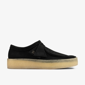 Homme Wallabees Clarks Wallabee Cup Black Nubuck Noir - YOM-60179251