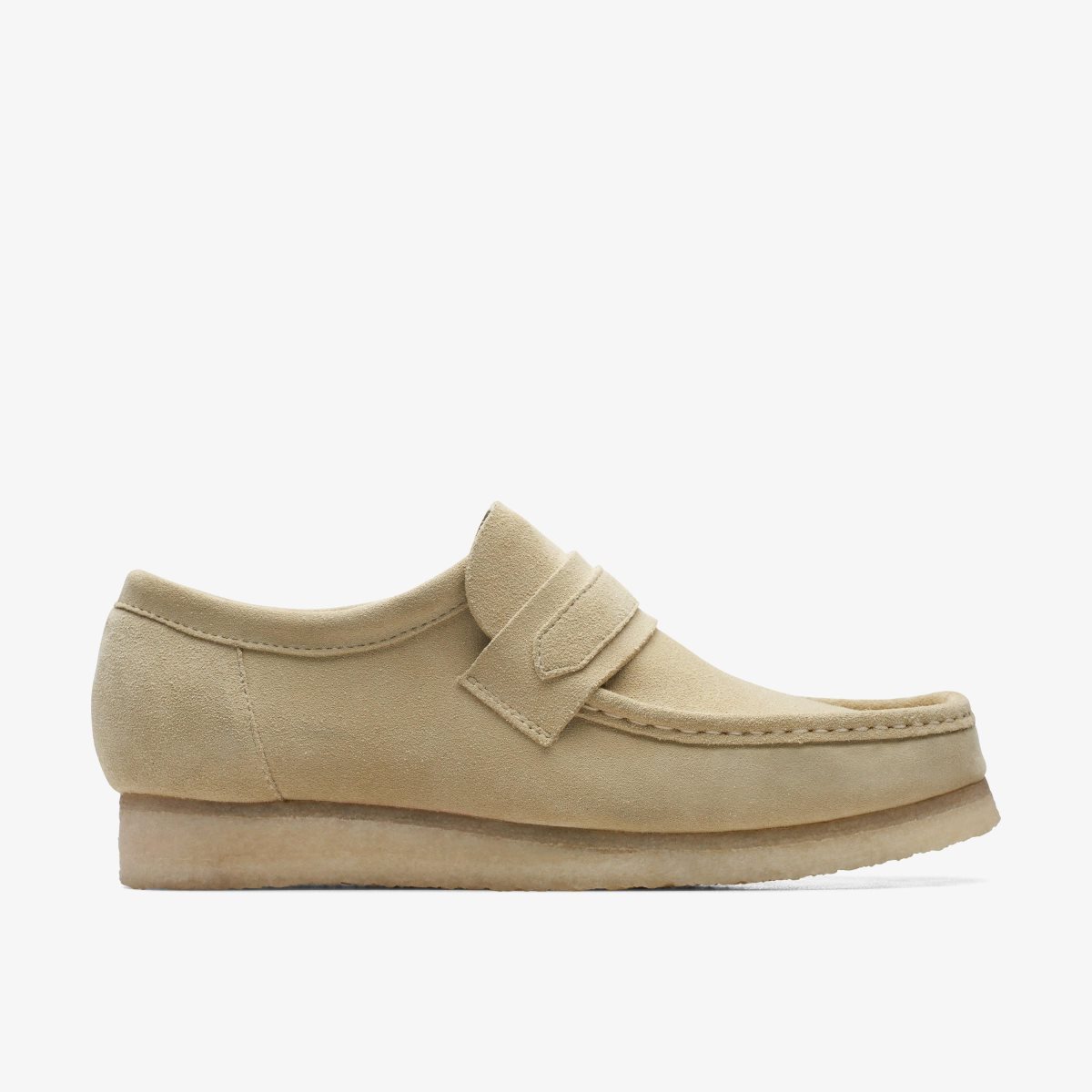 Homme Wallabees Clarks Wallabee Loafer Maple Suede Maple - KVI-61537791