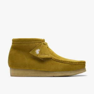 Homme Wallabees Clarks Wallabee Boot Olive Suede Vert Olive - ZEE-15651859