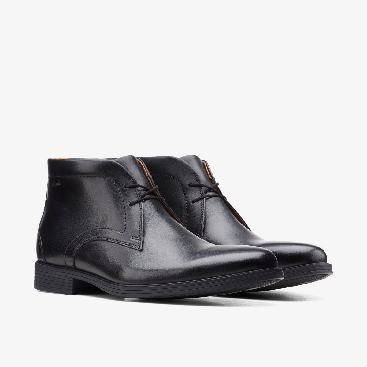 Homme Chaussure Habillée Clarks Whiddon Mid Black Noir - CNF-36548408