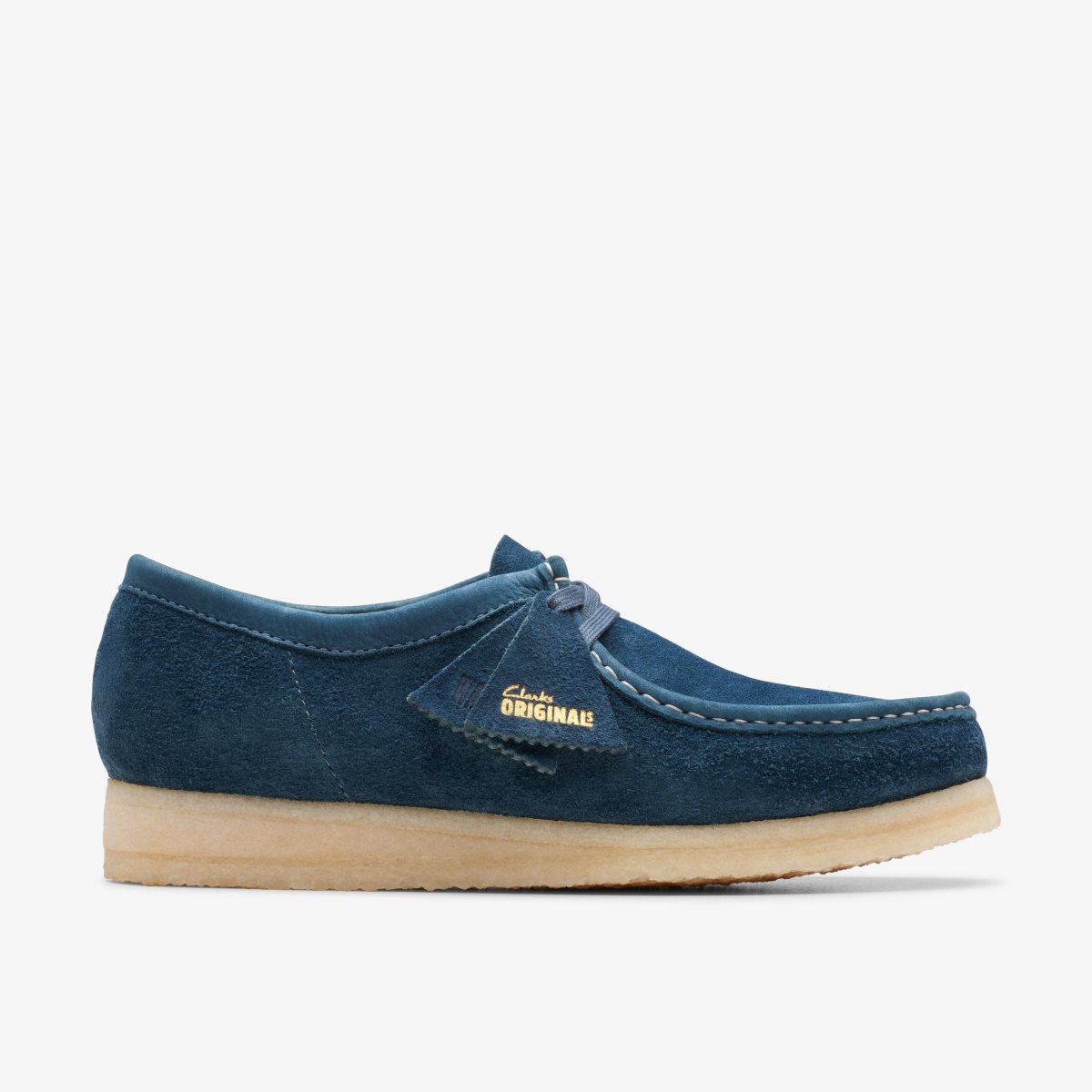 Homme Wallabees Clarks Wallabee Navy/Teal Suede Bleu Marine Turquoise - NCI-62844460