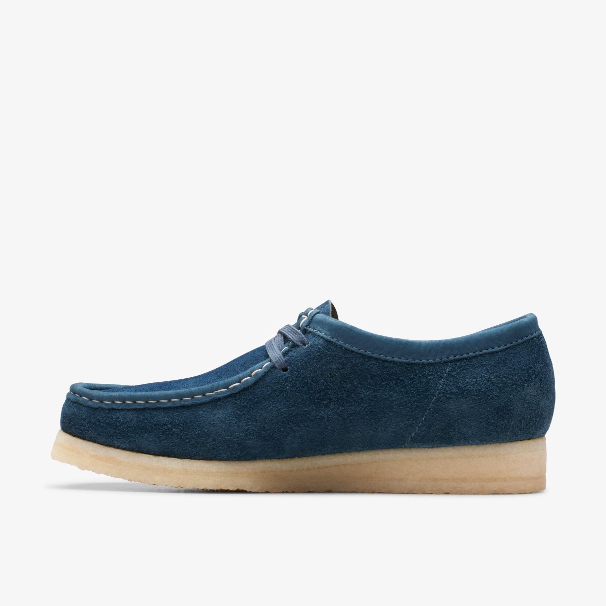 Homme Wallabees Clarks Wallabee Navy/Teal Suede Bleu Marine Turquoise - NCI-62844460