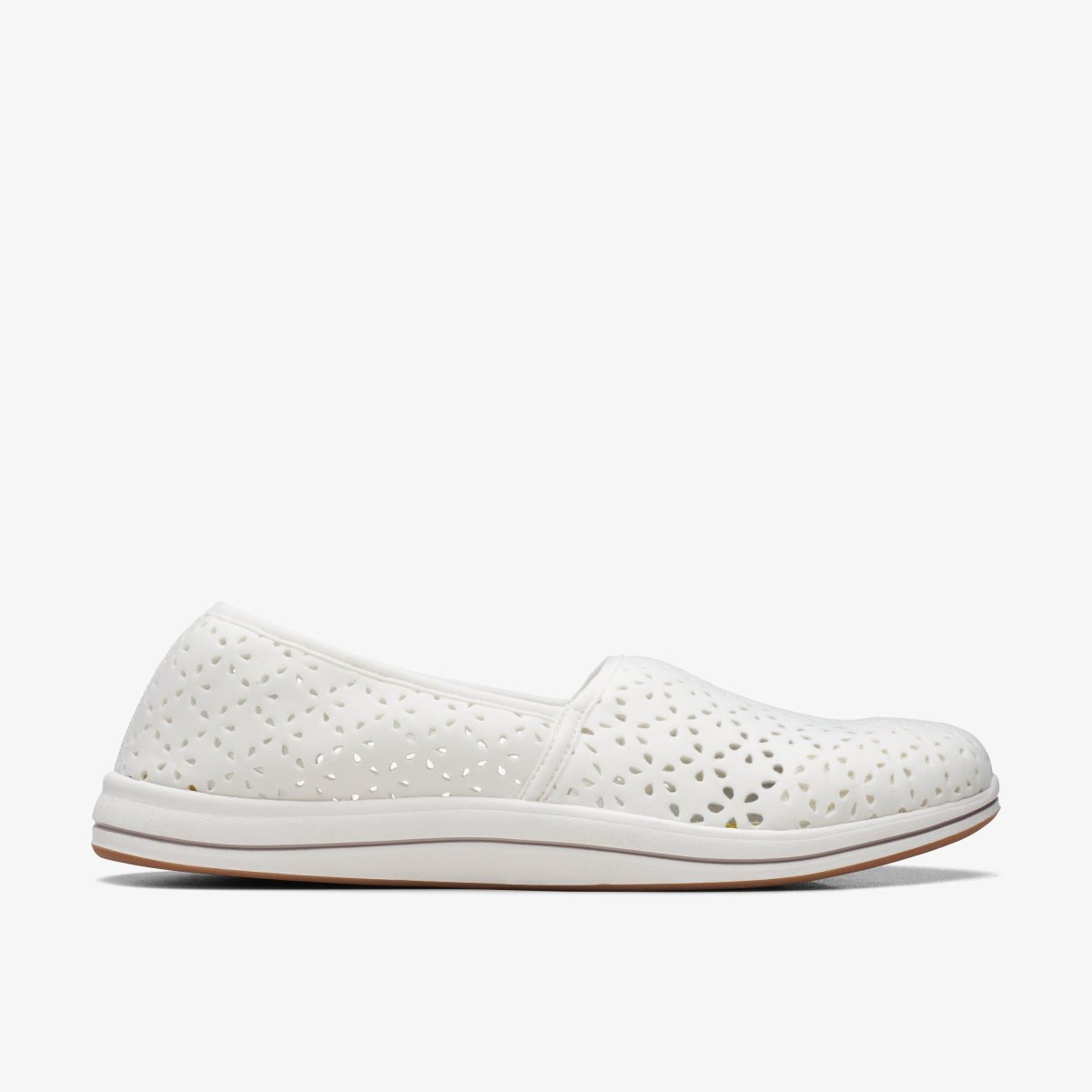 Femme Mocassin Clarks Breeze Emily White Blanche - TDC-45926955