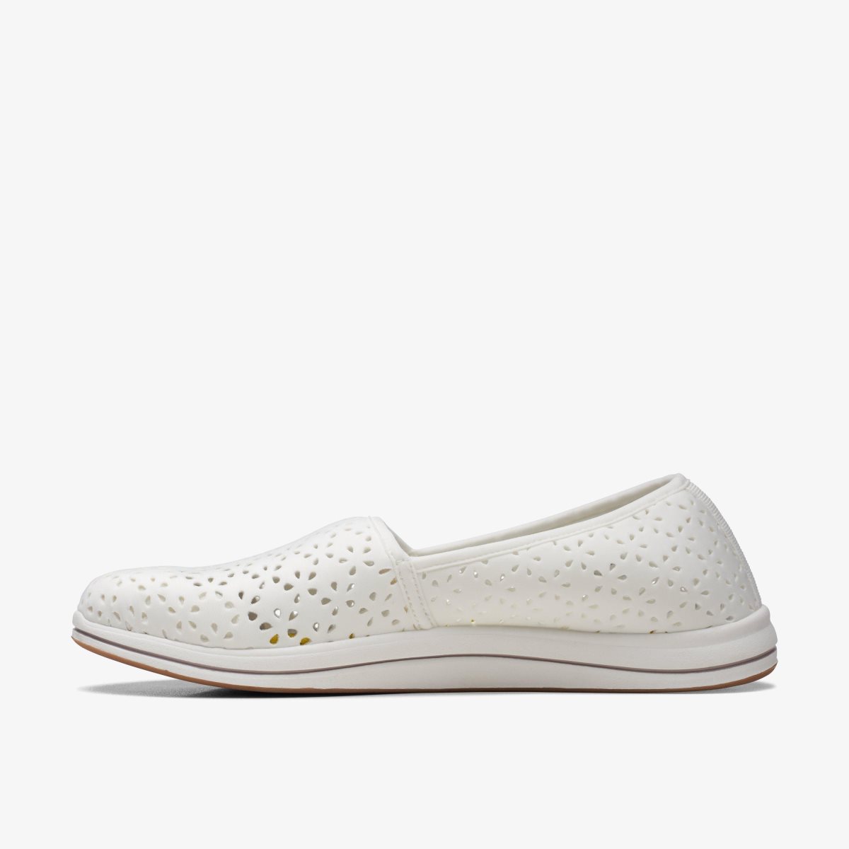 Femme Mocassin Clarks Breeze Emily White Blanche - TDC-45926955