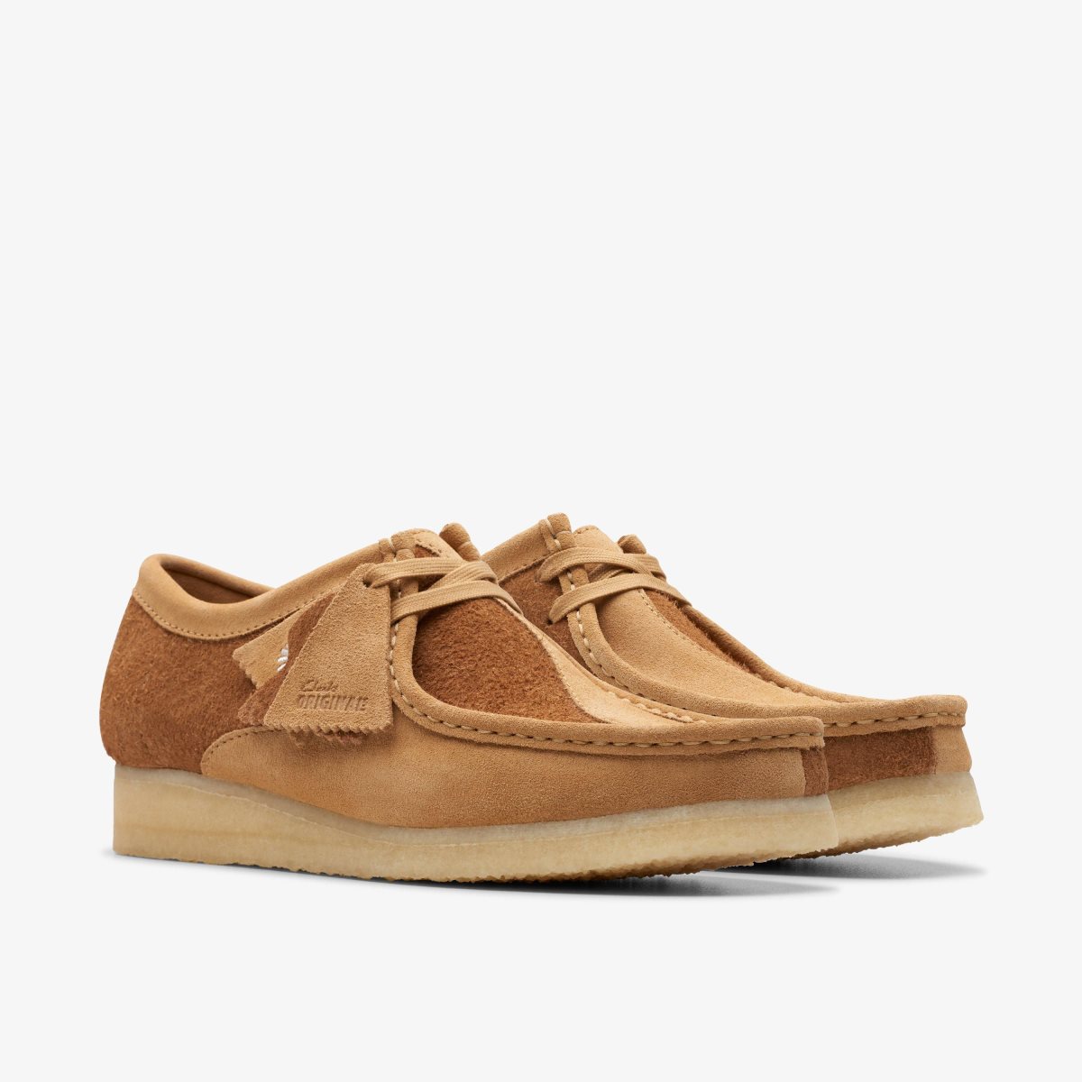 Homme Wallabees Clarks Wallabee Tan Combination undefined - UBI-76481088