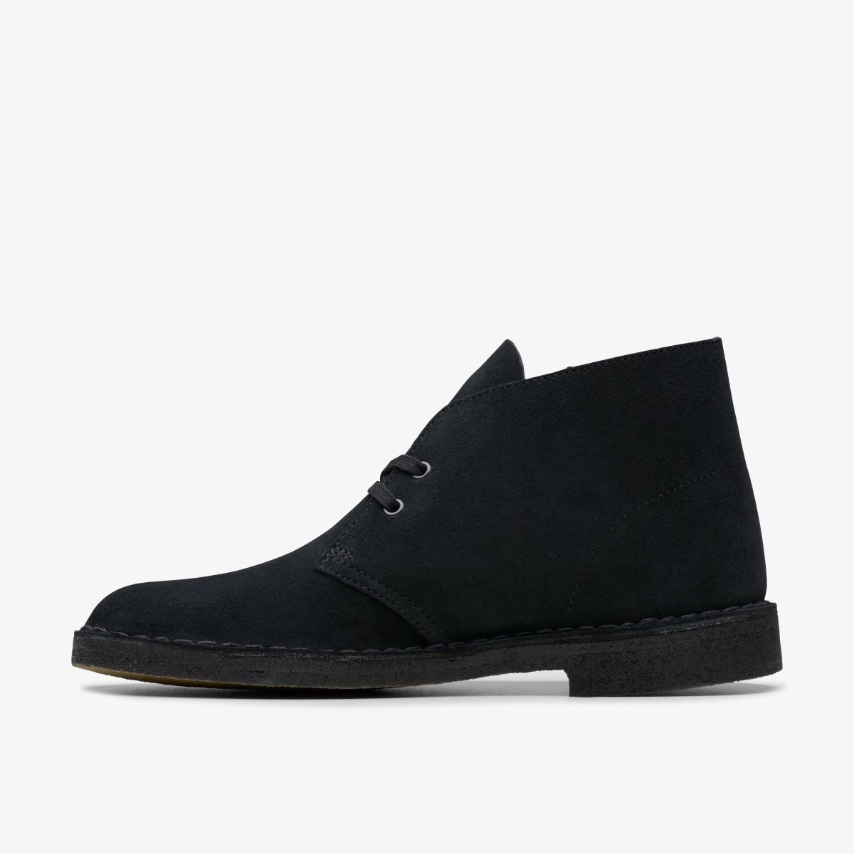 Homme Chaussure Habillée Clarks Desert Boot Black Suede Noir - GOD-29542790