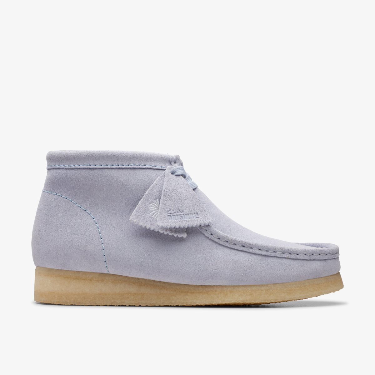 Homme Wallabees Clarks Wallabee Boot Cloud Grey Suede Grise - QIW-84549677