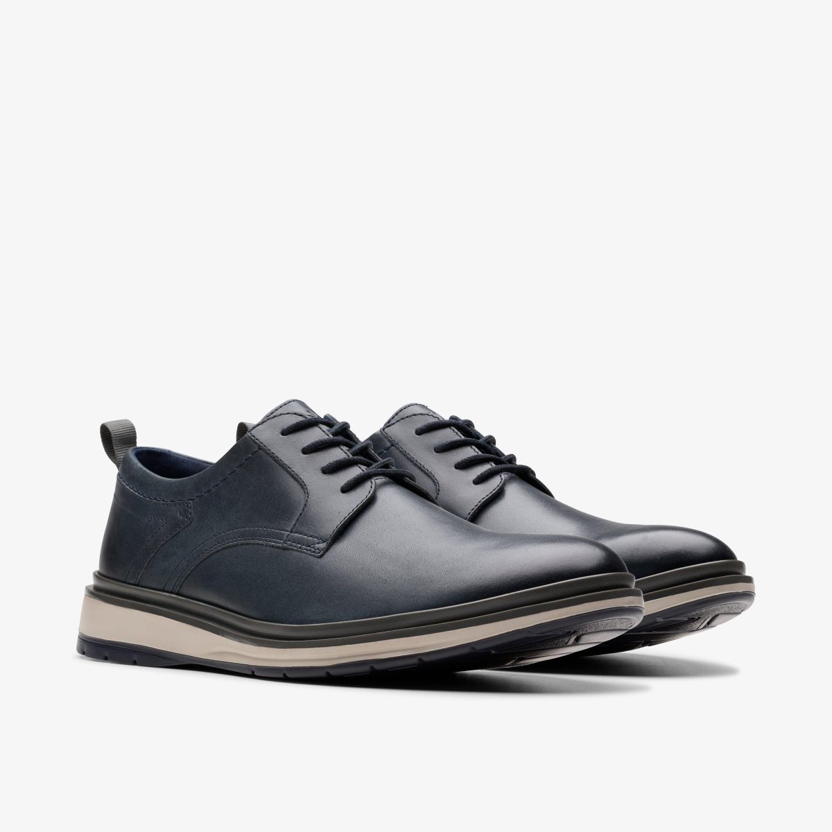 Homme Chaussure Habillée Clarks Chantry Lo Navy Leather Bleu Marine - DWS-54491738