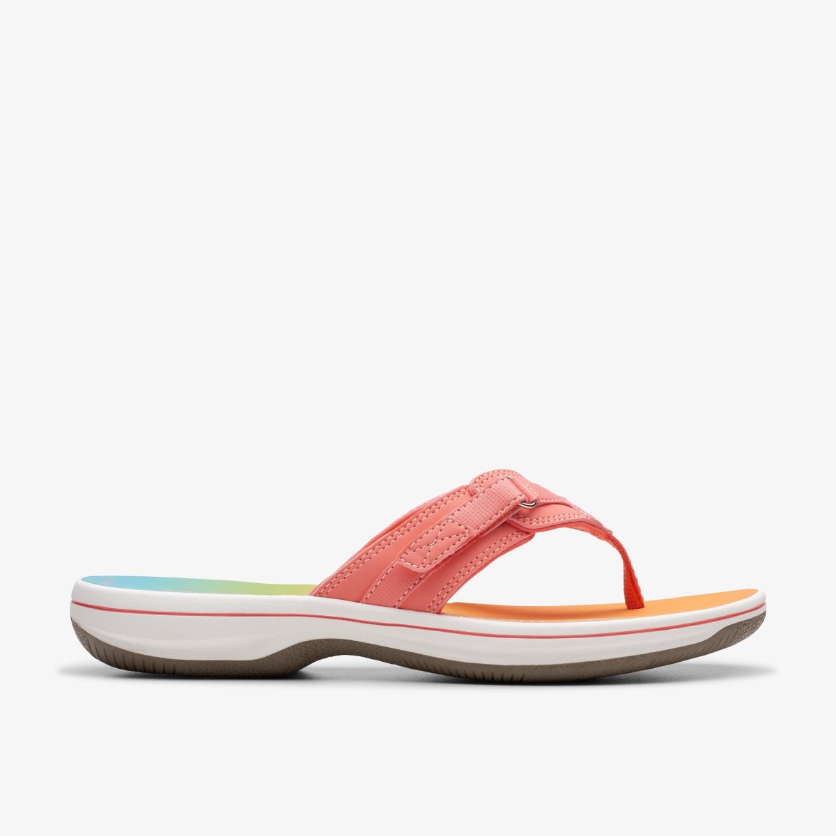 Femme Sandale Clarks Breeze Sea Coral Ombre Corail - PSJ-29135714