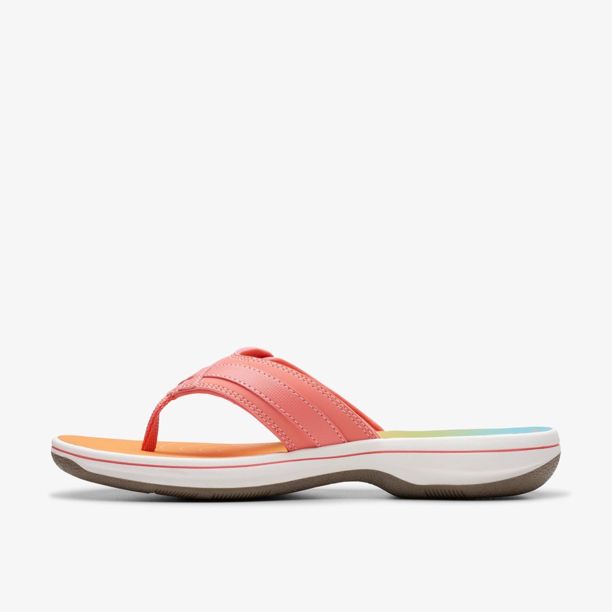 Femme Sandale Clarks Breeze Sea Coral Ombre Corail - PSJ-29135714