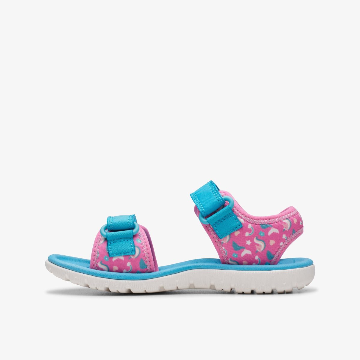 Enfant Sandale Clarks Surfing Tide Kid Hot Pink Rose - LLX-32360419