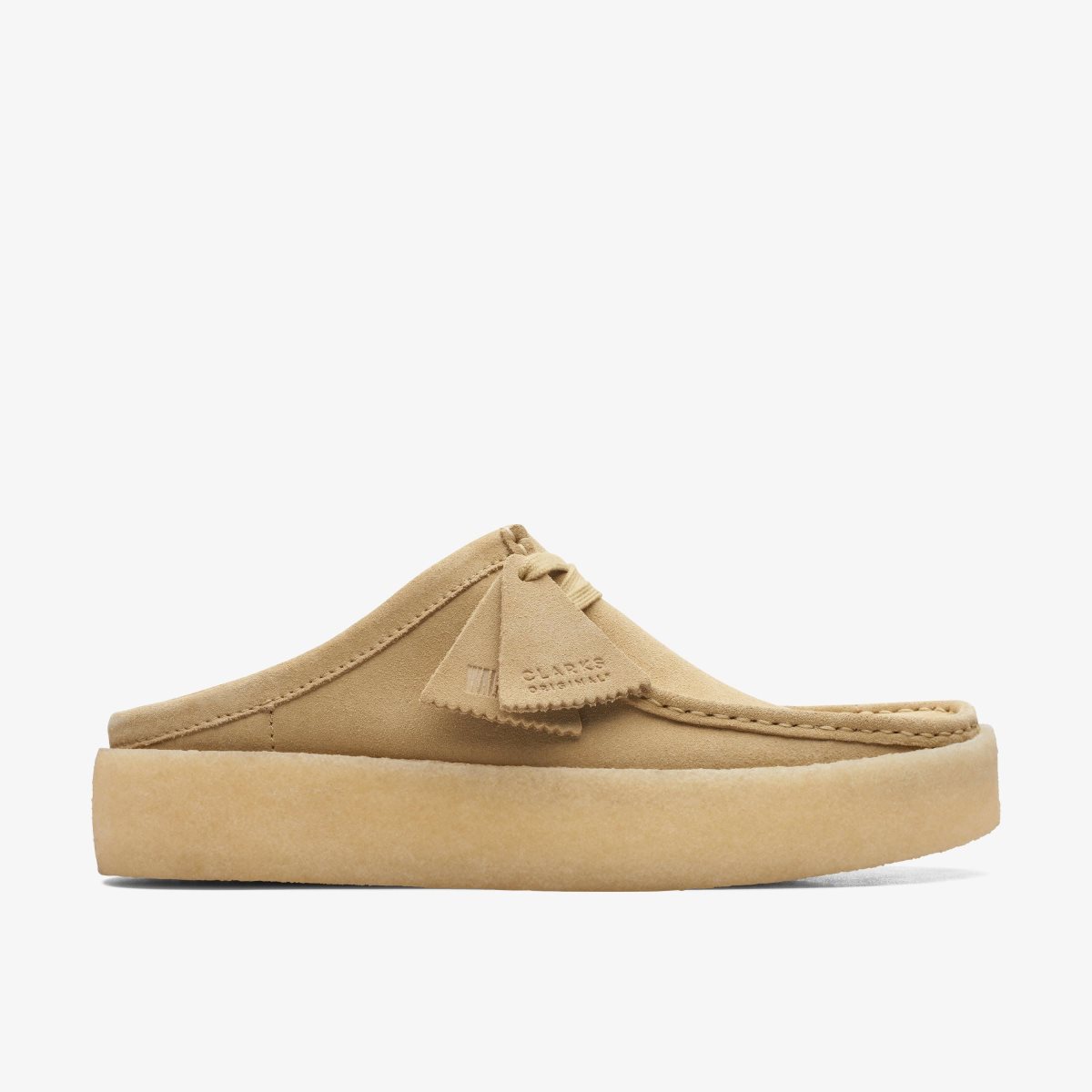 Homme Wallabees Clarks Wallabee Cup Lo Maple Suede Maple - AJH-43641413