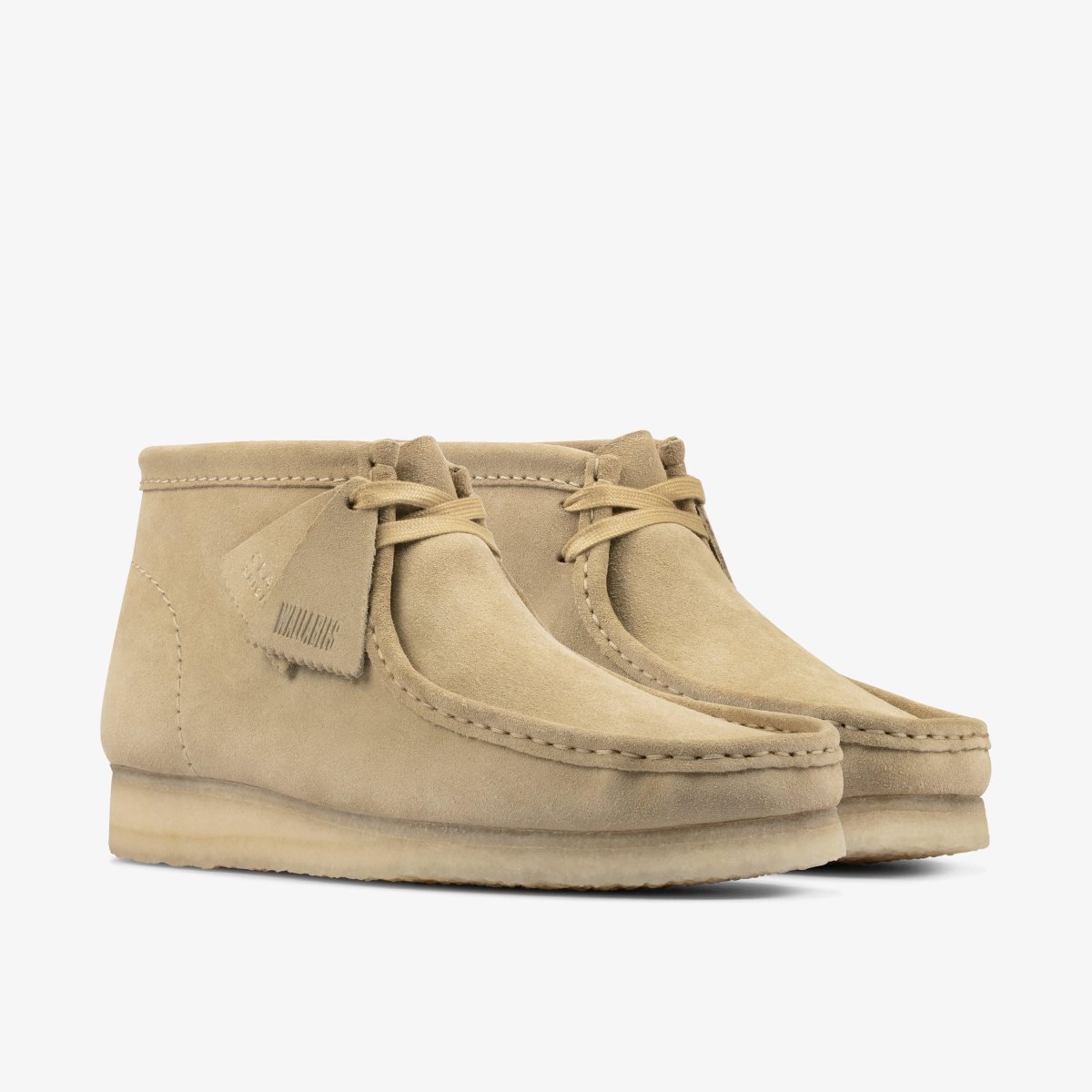 Homme Wallabees Clarks Wallabee Boot Maple Suede Maple - KFR-53928862