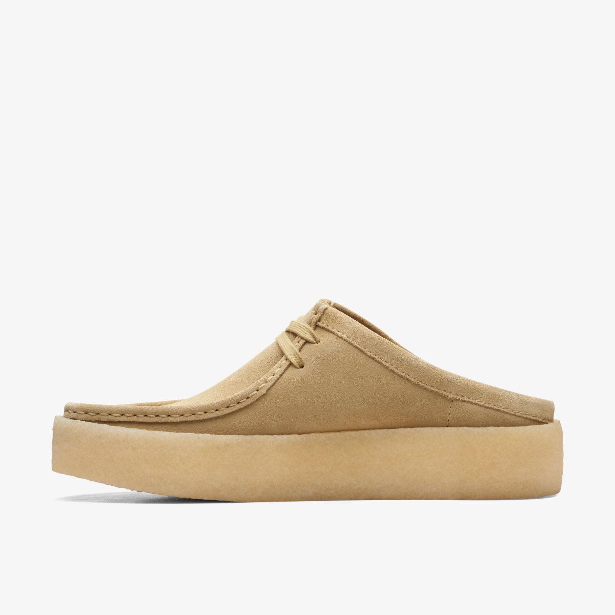 Homme Wallabees Clarks Wallabee Cup Lo Maple Suede Maple - AJH-43641413