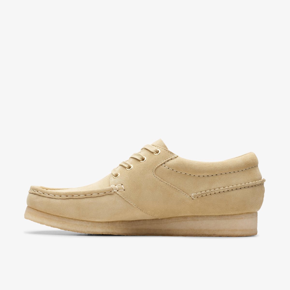 Homme Wallabees Clarks Wallabee Boat Maple Suede Maple - ZUR-81700925