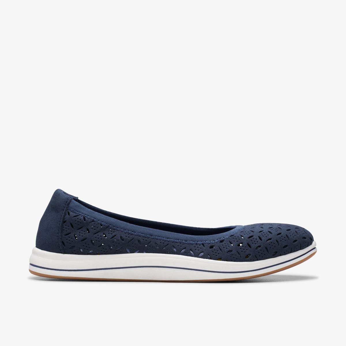 Femme Mocassin Clarks Breeze Roam Navy Bleu Marine - ILX-19492727