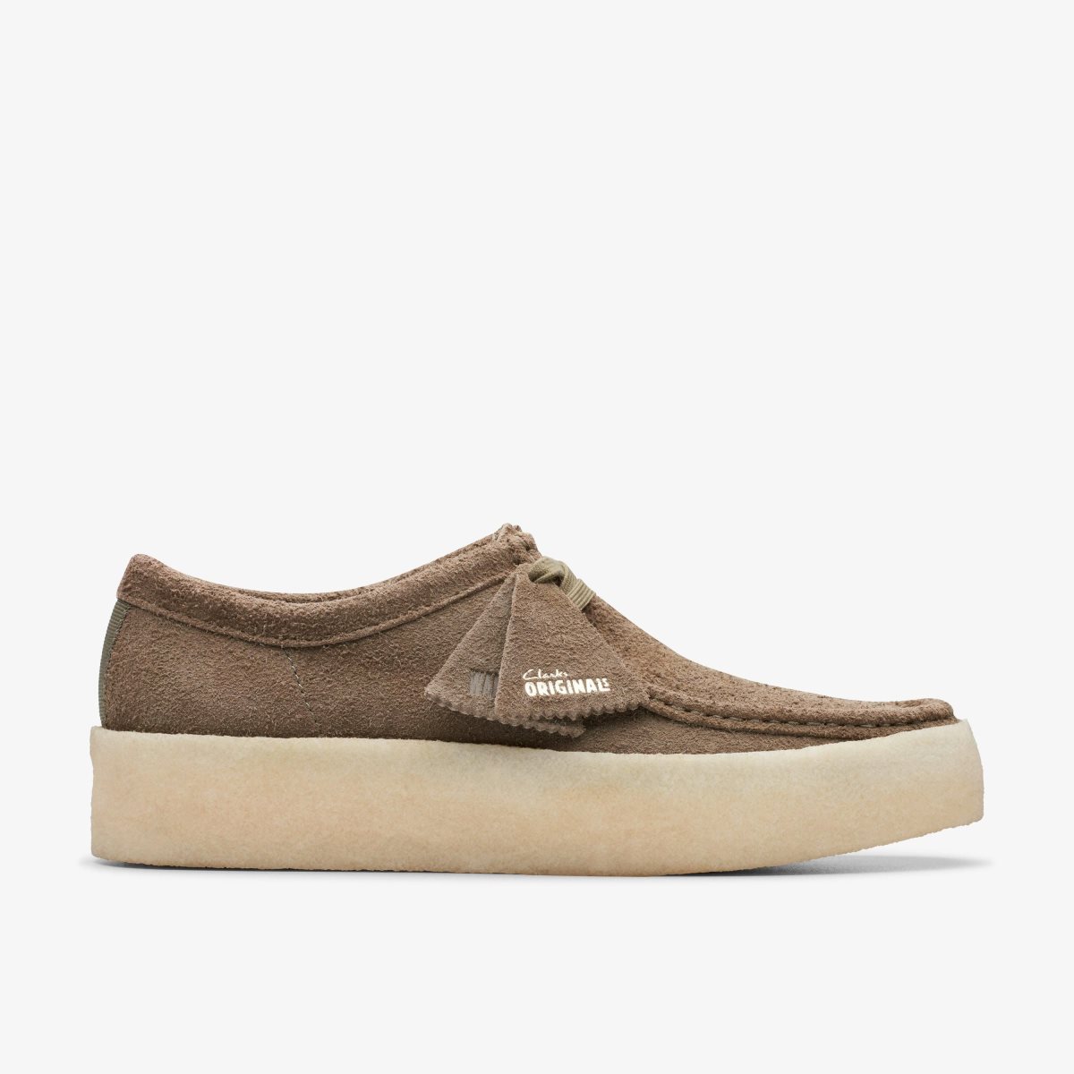 Homme Wallabees Clarks Wallabee Cup Pale Khaki Suede Kaki - LCH-42510301