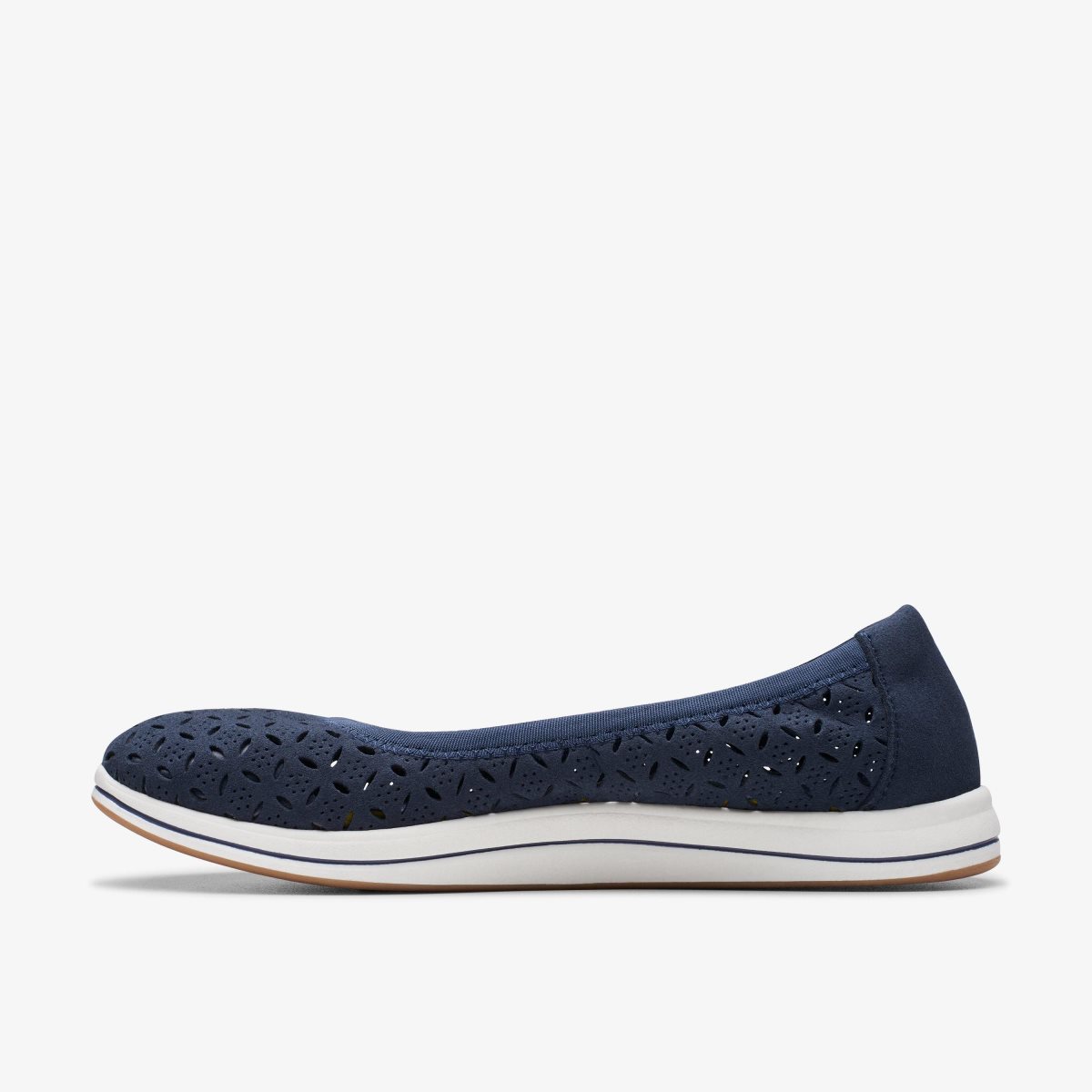 Femme Mocassin Clarks Breeze Roam Navy Bleu Marine - ILX-19492727