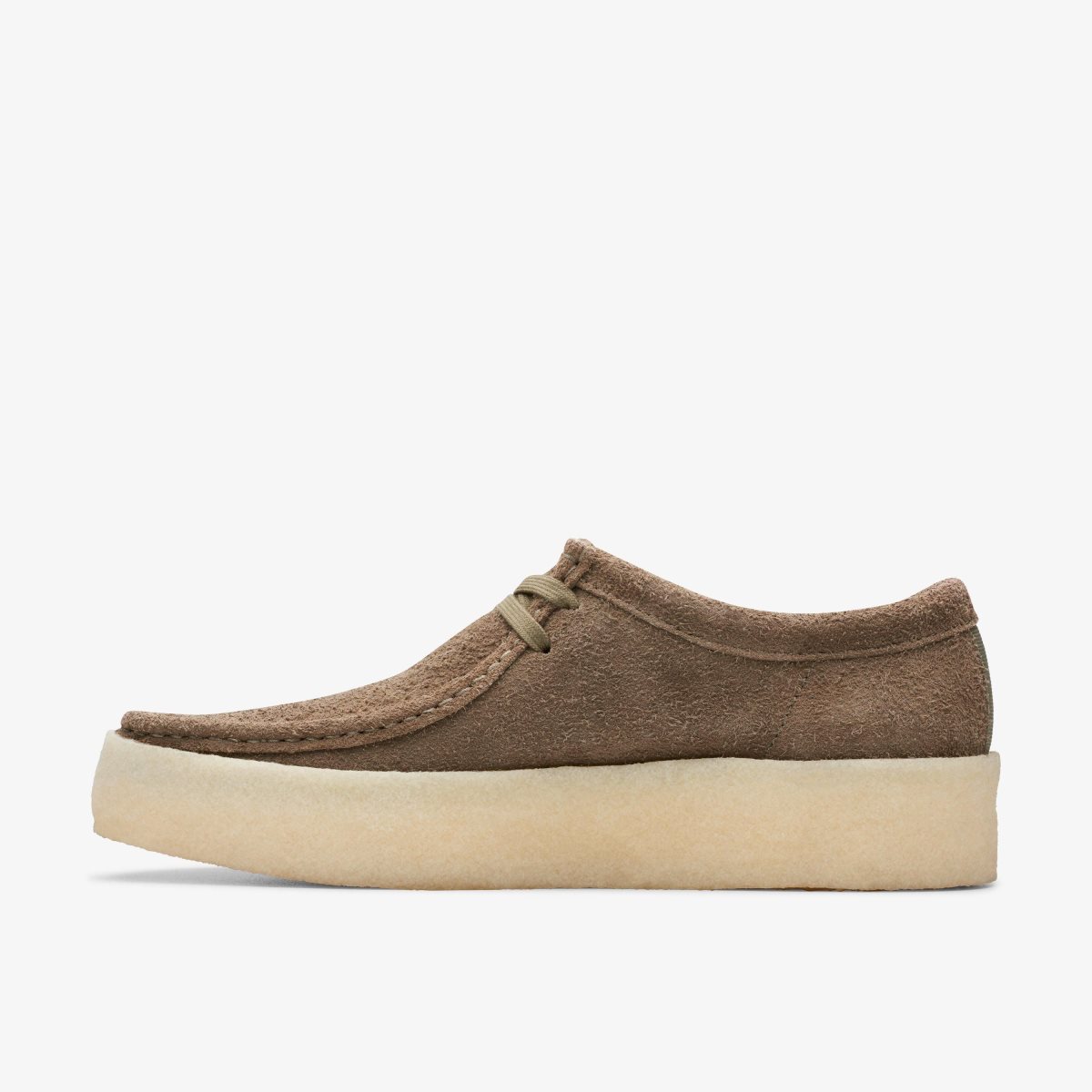 Homme Wallabees Clarks Wallabee Cup Pale Khaki Suede Kaki - LCH-42510301