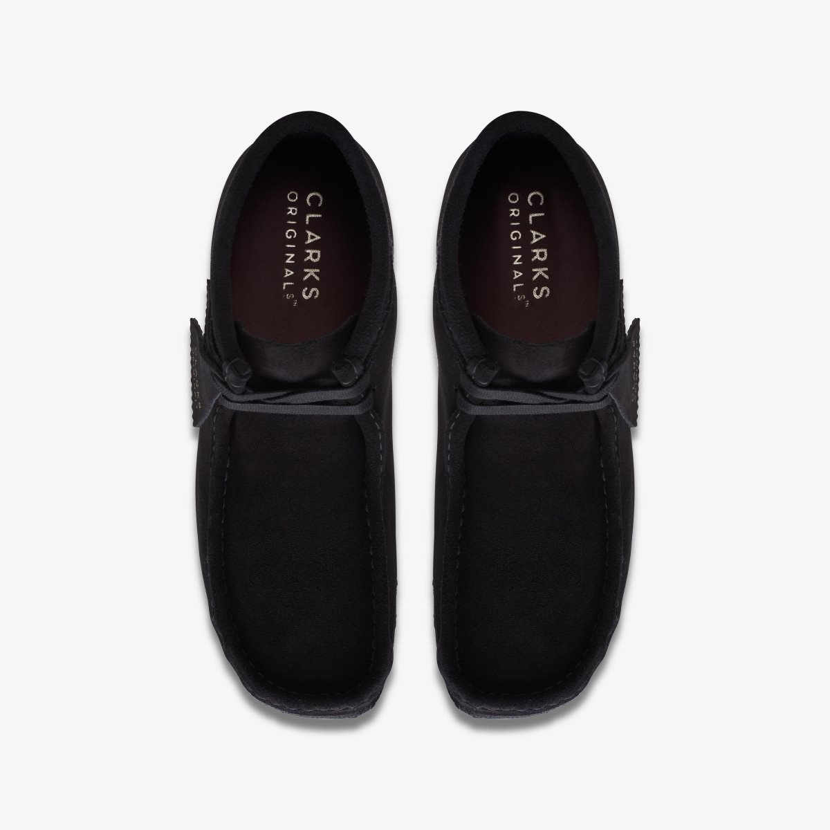 Homme Wallabees Clarks Wallabee Boot Black Suede Noir - QSK-03503428