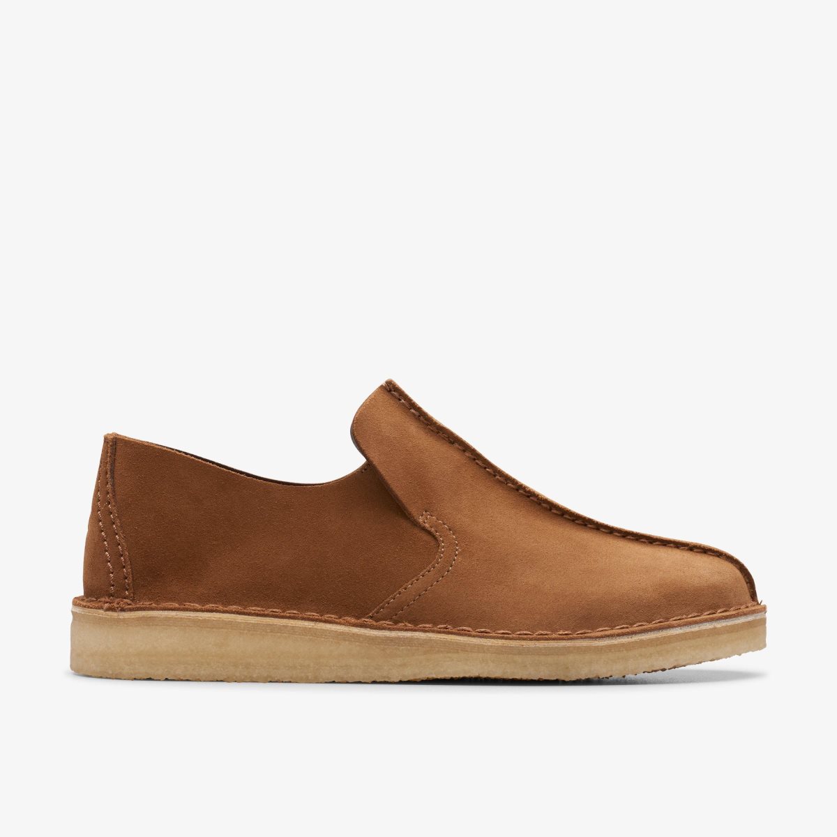 Homme Slip On & Loafers Clarks Desert Mosier Cola Suede Cola - ZEE-05259796