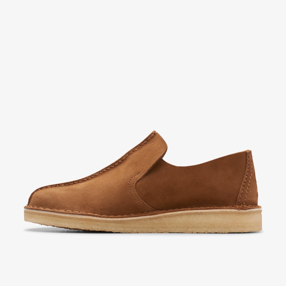 Homme Slip On & Loafers Clarks Desert Mosier Cola Suede Cola - ZEE-05259796