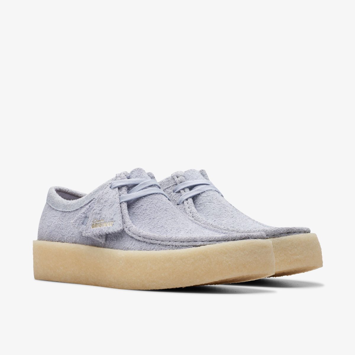 Homme Wallabees Clarks Wallabee Cup Cloud Grey Suede Grise - YVR-38325663