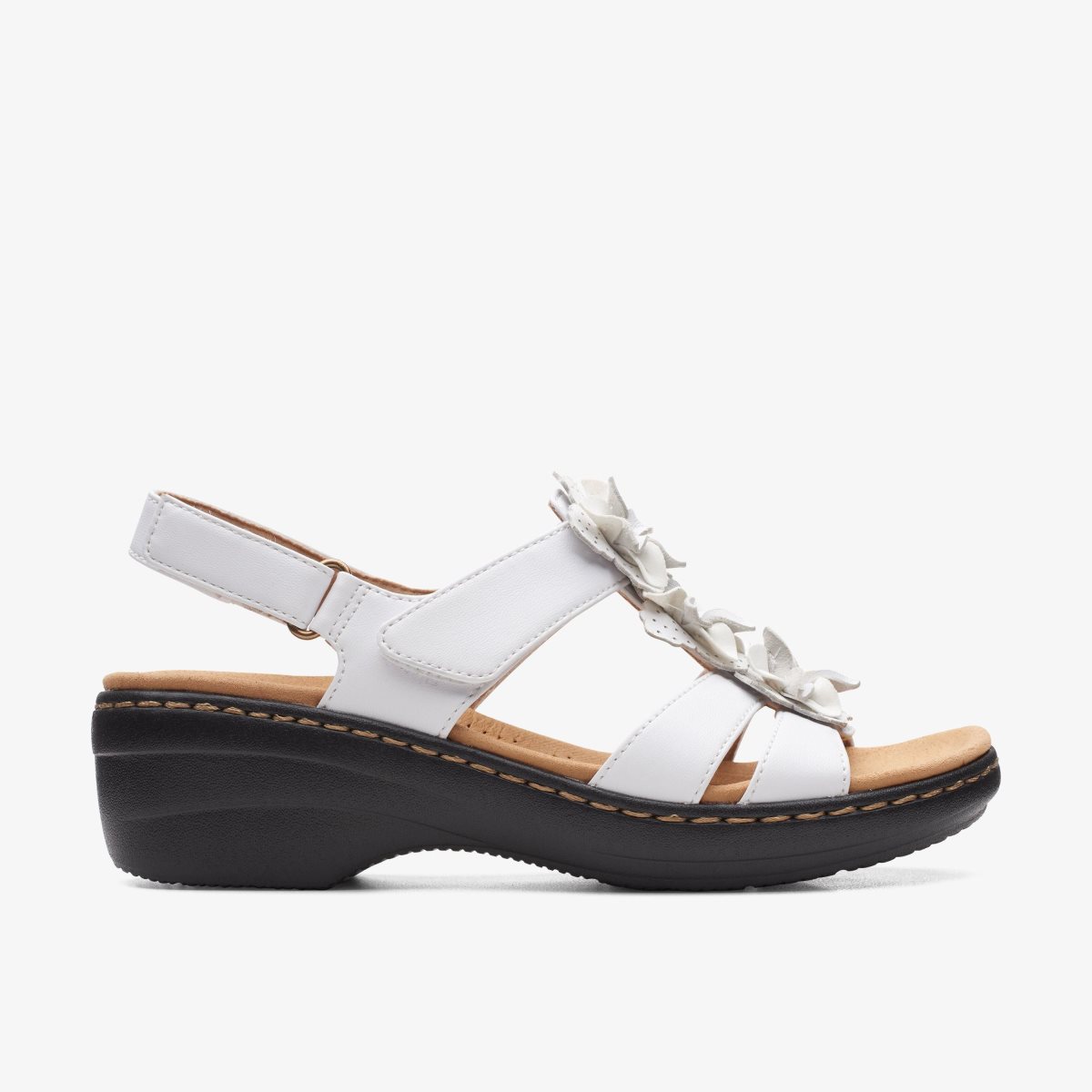 Femme Sandale Clarks Merliah Sheryl White Blanche - XWE-16942829