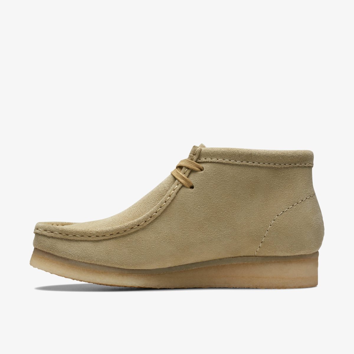 Femme Botte Clarks Wallabee Boot Maple Suede Maple - ZMX-37952017