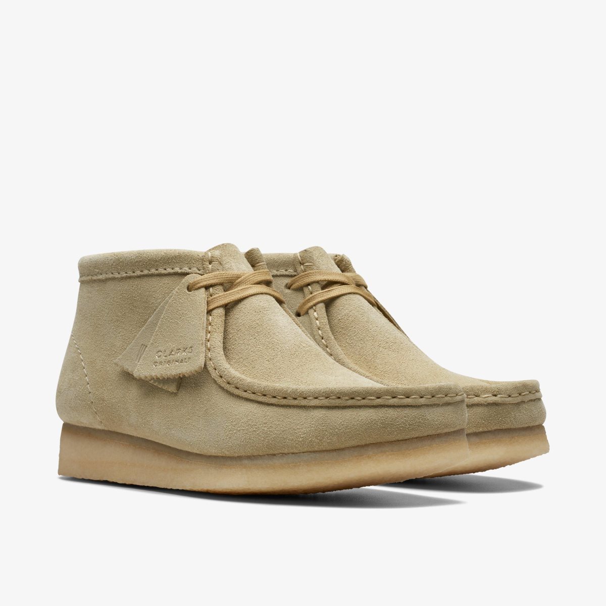 Femme Botte Clarks Wallabee Boot Maple Suede Maple - ZMX-37952017