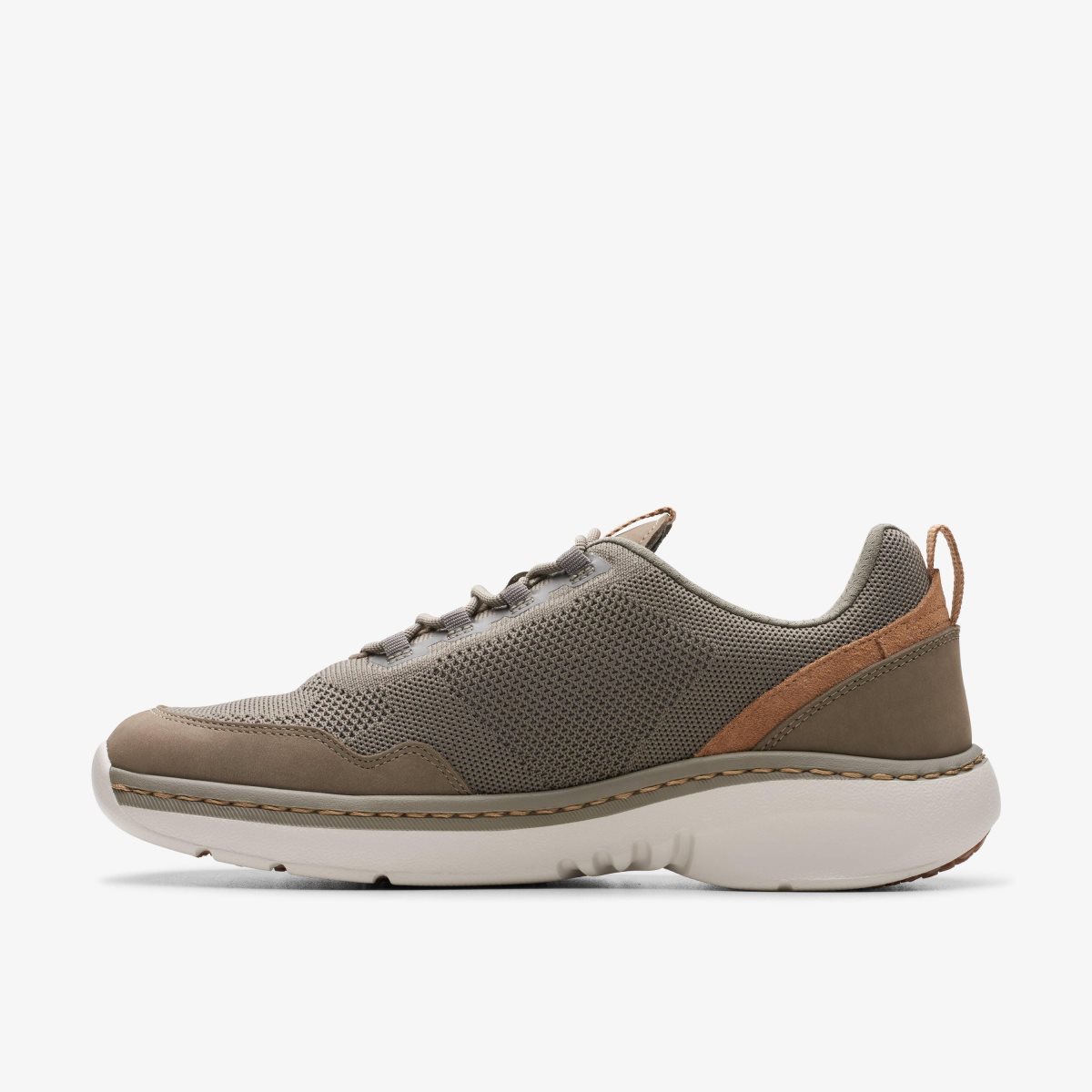 Homme Basket Clarks Pro Knit Stone Combination Grise - DCI-91378645