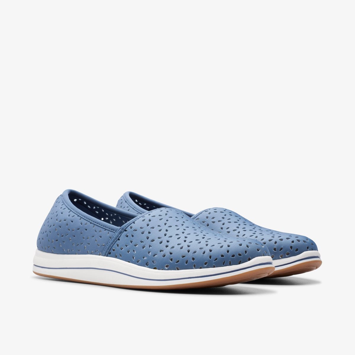 Femme Mocassin Clarks Breeze Emily Blue Bleu - HES-64357393