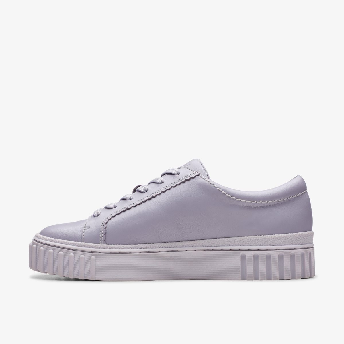 Femme Chaussures Plateforme Clarks Mayhill Walk Lilac Leather Violette - TMW-75392565